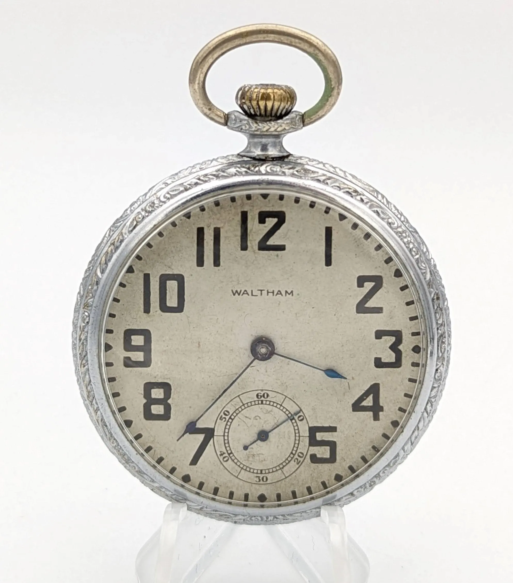 1904 Antique Waltham Pocket Watch Model 1899 Size 16s Grade 610 7 Jewels
