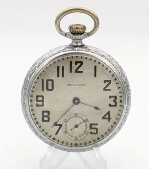 1904 Antique Waltham Pocket Watch Model 1899 Size 16s Grade 610 7 Jewels