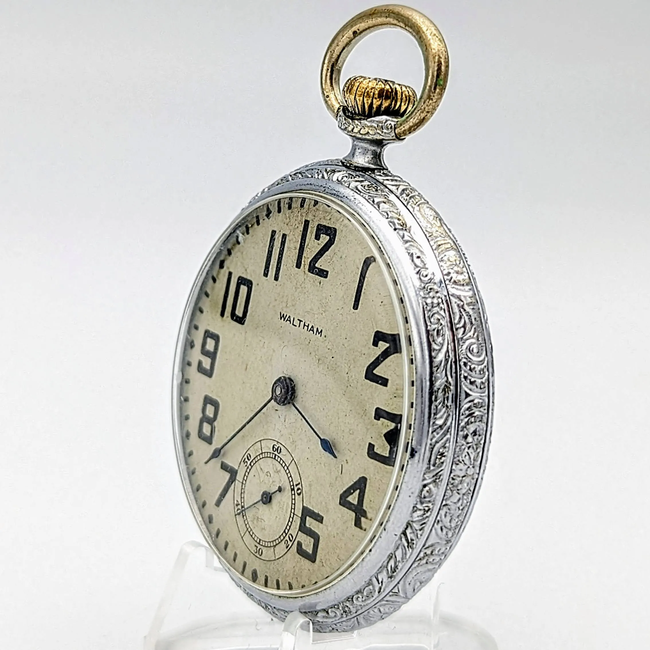 1904 Antique Waltham Pocket Watch Model 1899 Size 16s Grade 610 7 Jewels