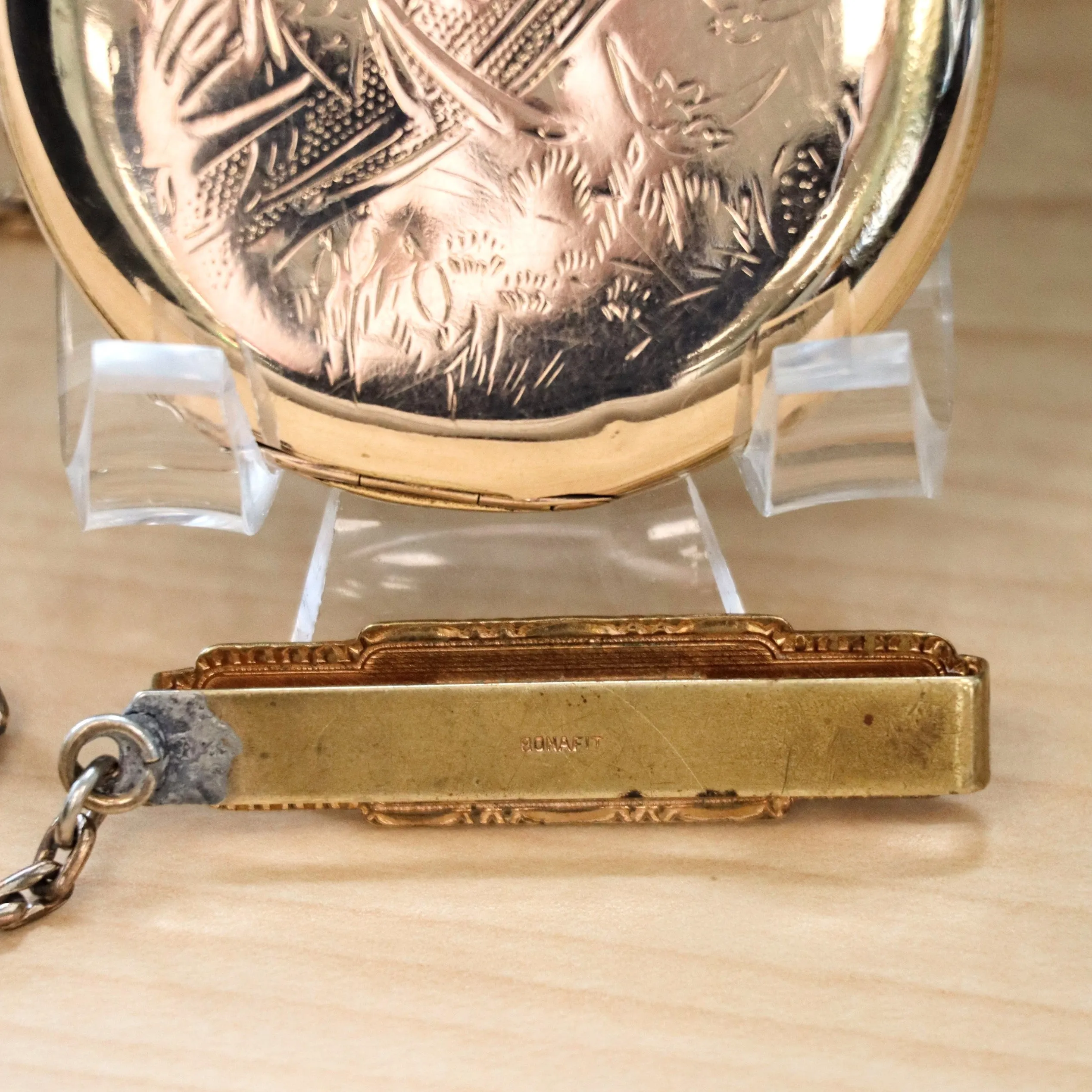 1912 BURLINGTON SPECIAL Pocket Watch 19J ADJs Grade 274 U.S.A. Hunter G.F. Case w/ Chain
