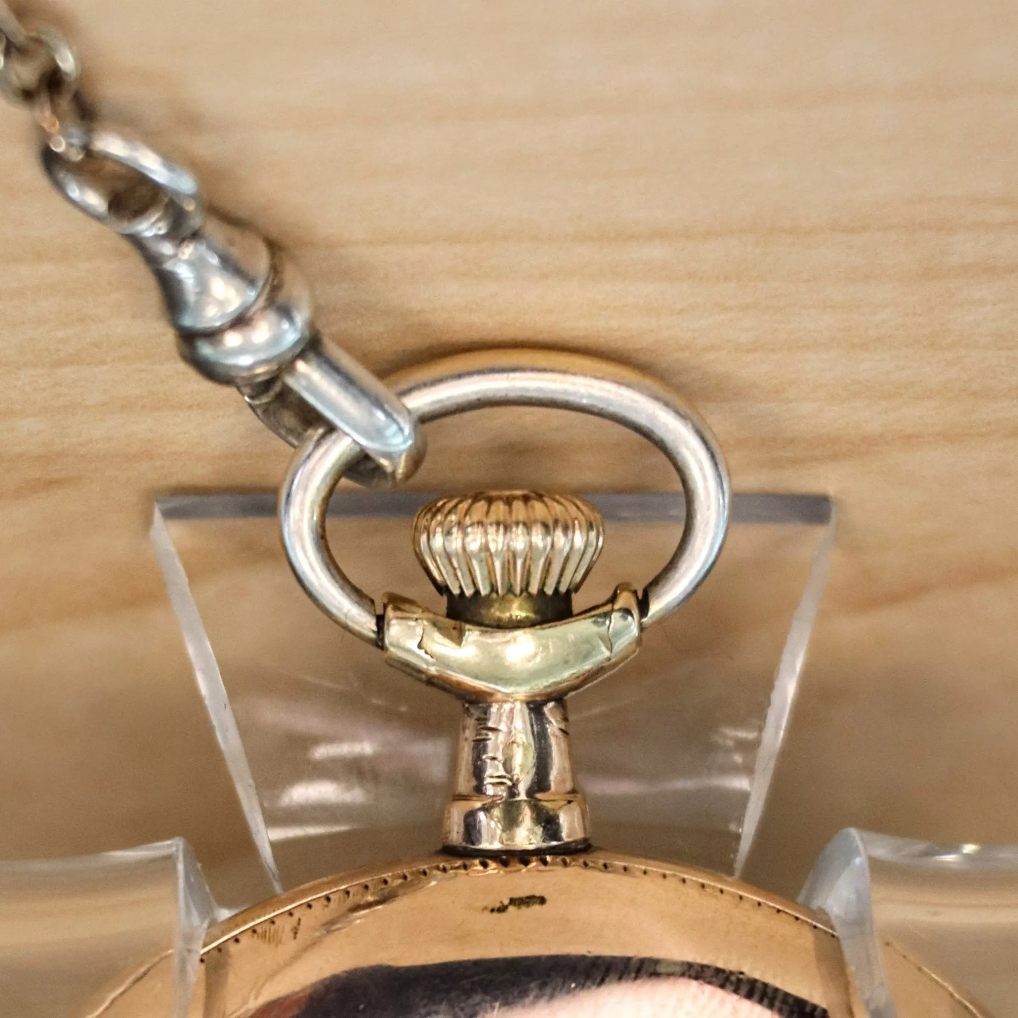 1912 BURLINGTON SPECIAL Pocket Watch 19J ADJs Grade 274 U.S.A. Hunter G.F. Case w/ Chain