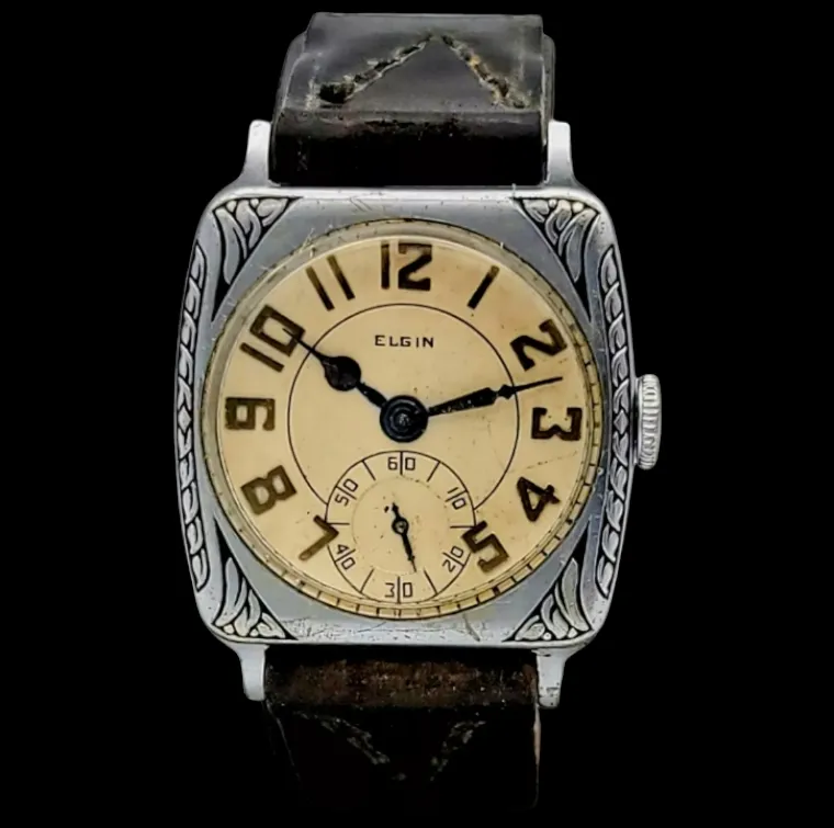 1928 ELGIN Art Deco Wristwatch Grade 430