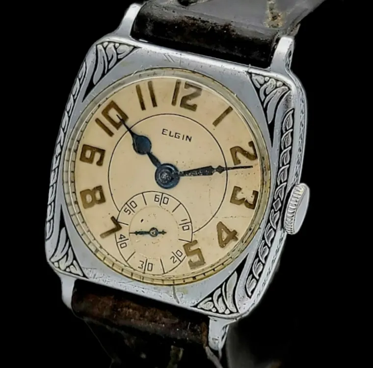 1928 ELGIN Art Deco Wristwatch Grade 430