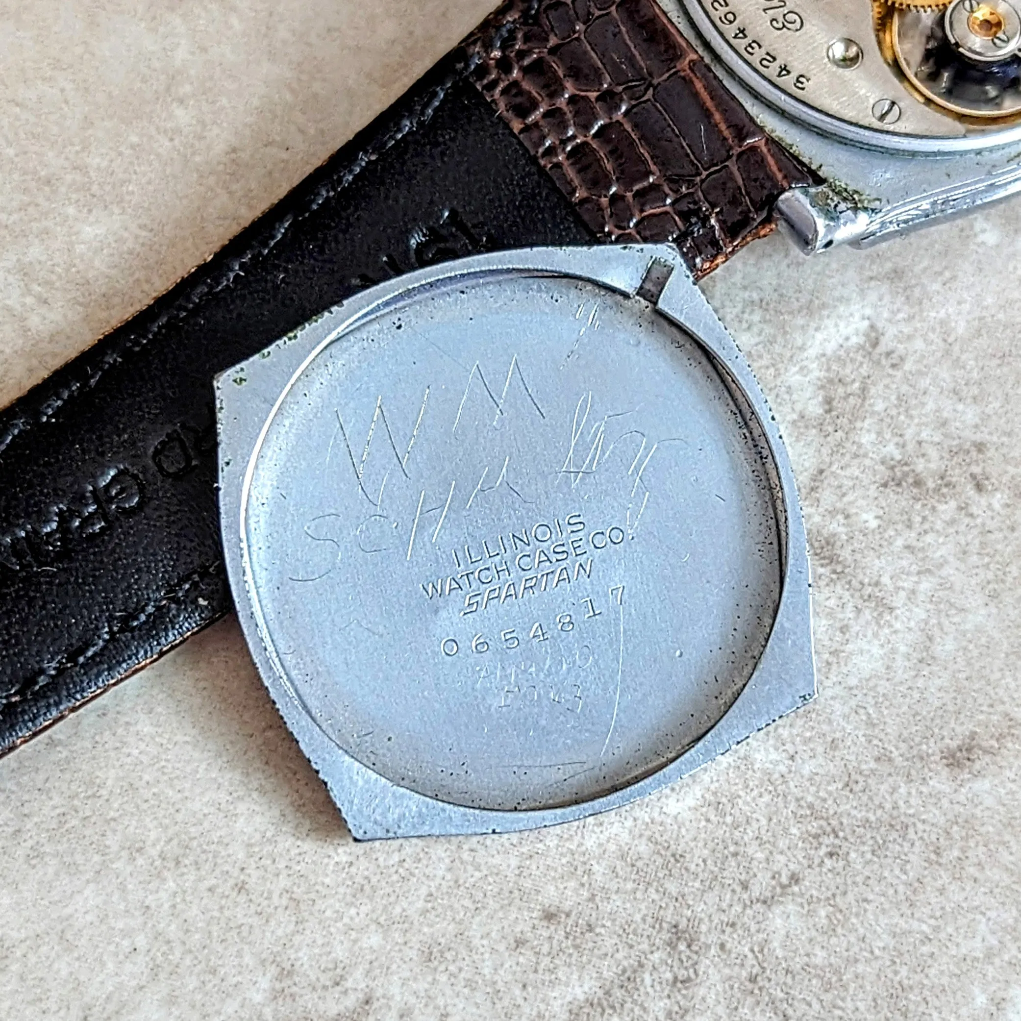 1933 ELGIN Legionnaire Art Deco Watch Grade 485 U.S.A. Made Vintage Watch