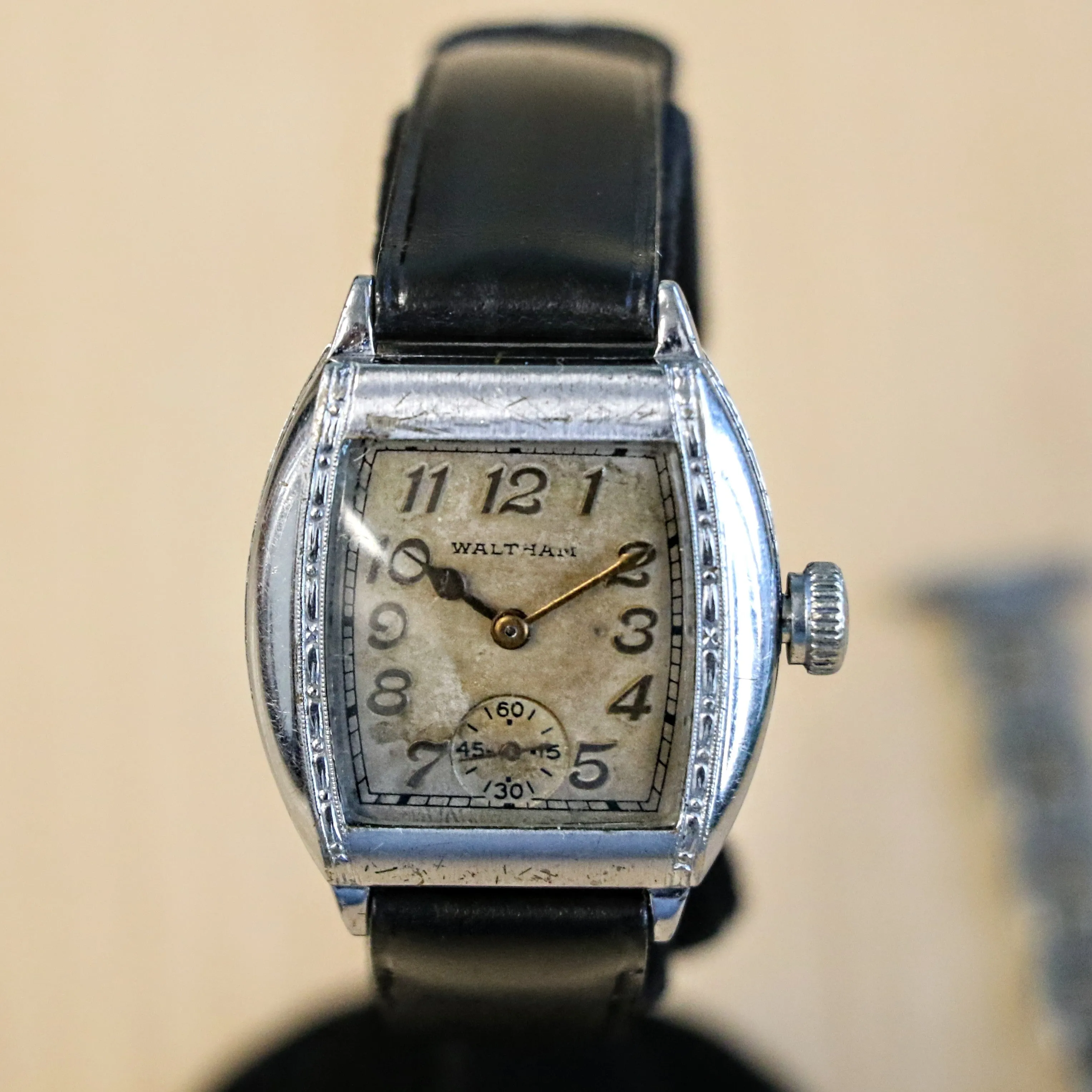 1935 Art Deco WALTHAM Wristwatch 15 Jewels Vintage U.S.A. Made Watch