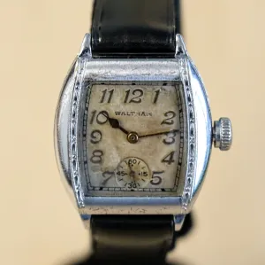 1935 Art Deco WALTHAM Wristwatch 15 Jewels Vintage U.S.A. Made Watch