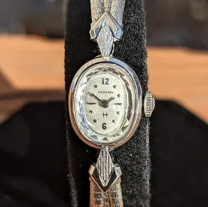 1940 Ladies' HAMILTON Wristwatch USA Caliber 780 17 Jewels 10K GF Watch