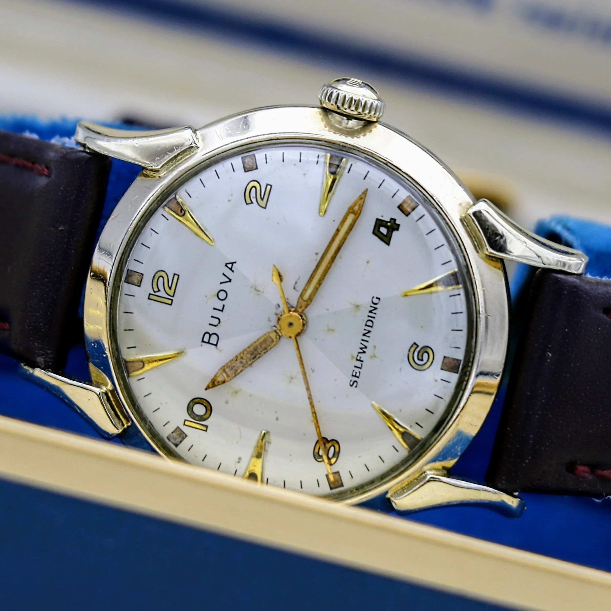 1958 BULOVA Royal Clipper Automatic Wristwatch Swiss Caliber 11ACAC 17 Jewels Watch