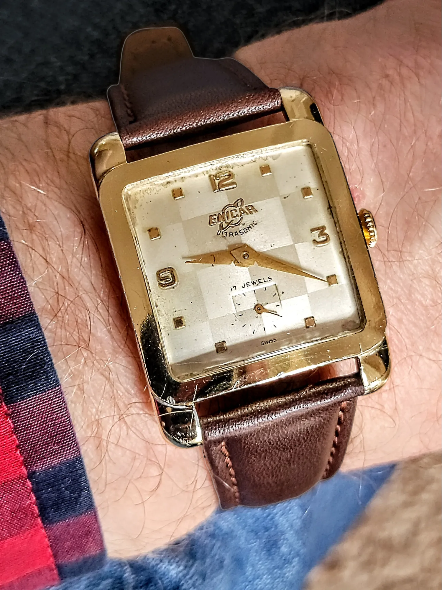 1960's ENICAR Ultrasonic Watch Cal. AR 1012 Swiss Made