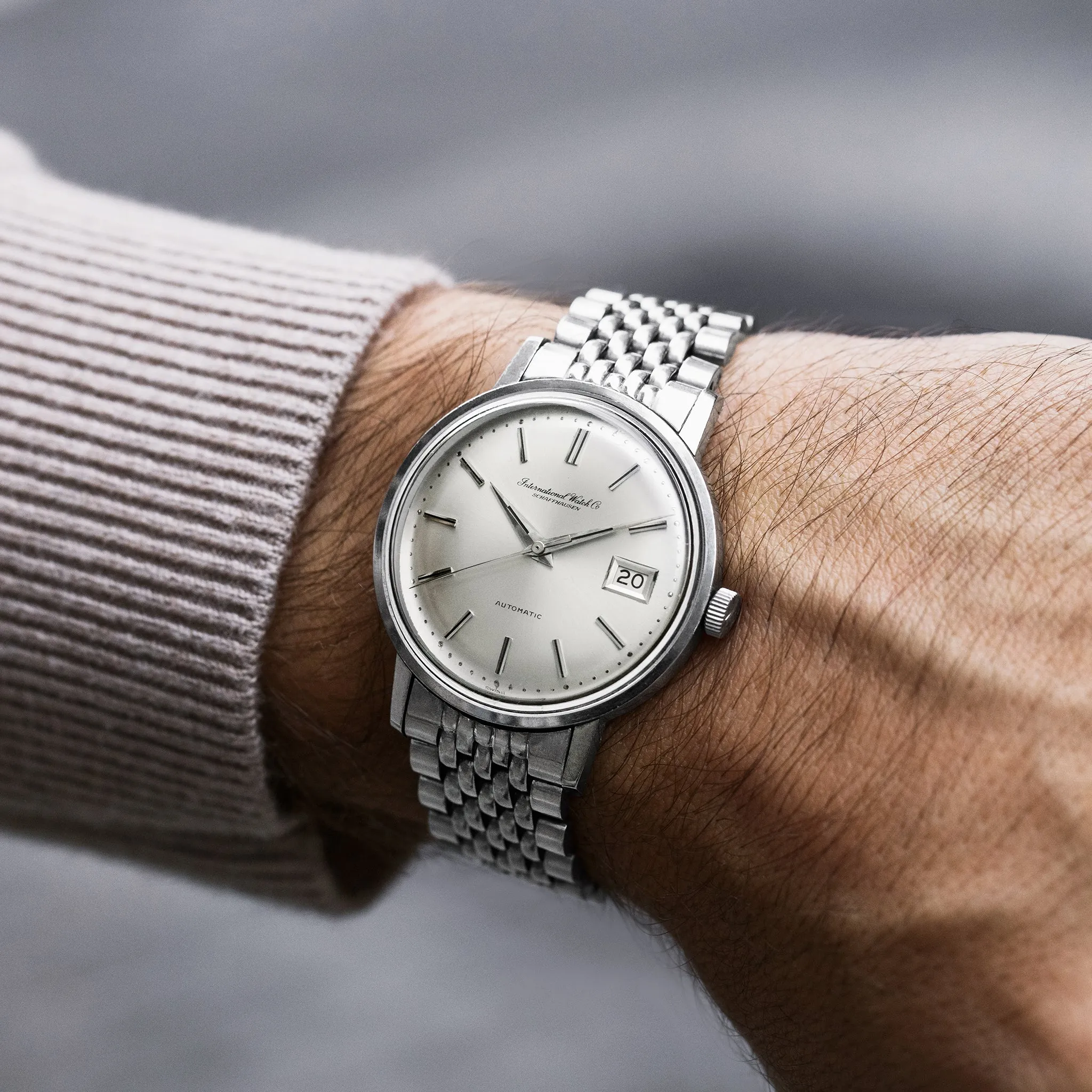 1960s IWC Automatic Dress Watch Ref. 804A On Bracelet