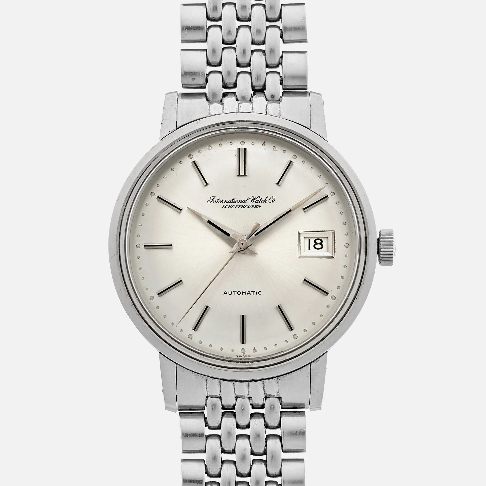 1960s IWC Automatic Dress Watch Ref. 804A On Bracelet