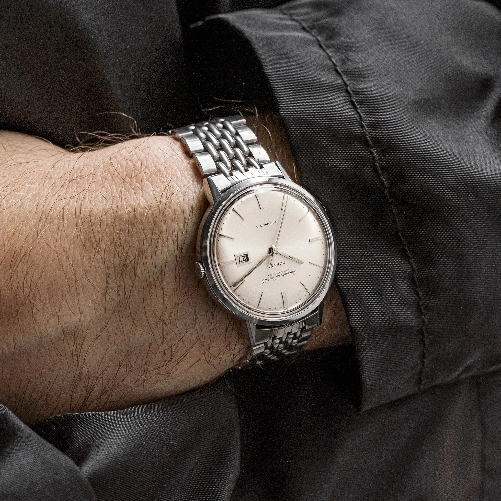 1960s IWC Dress Watch Ref. 603A Retailed By Türler With Box