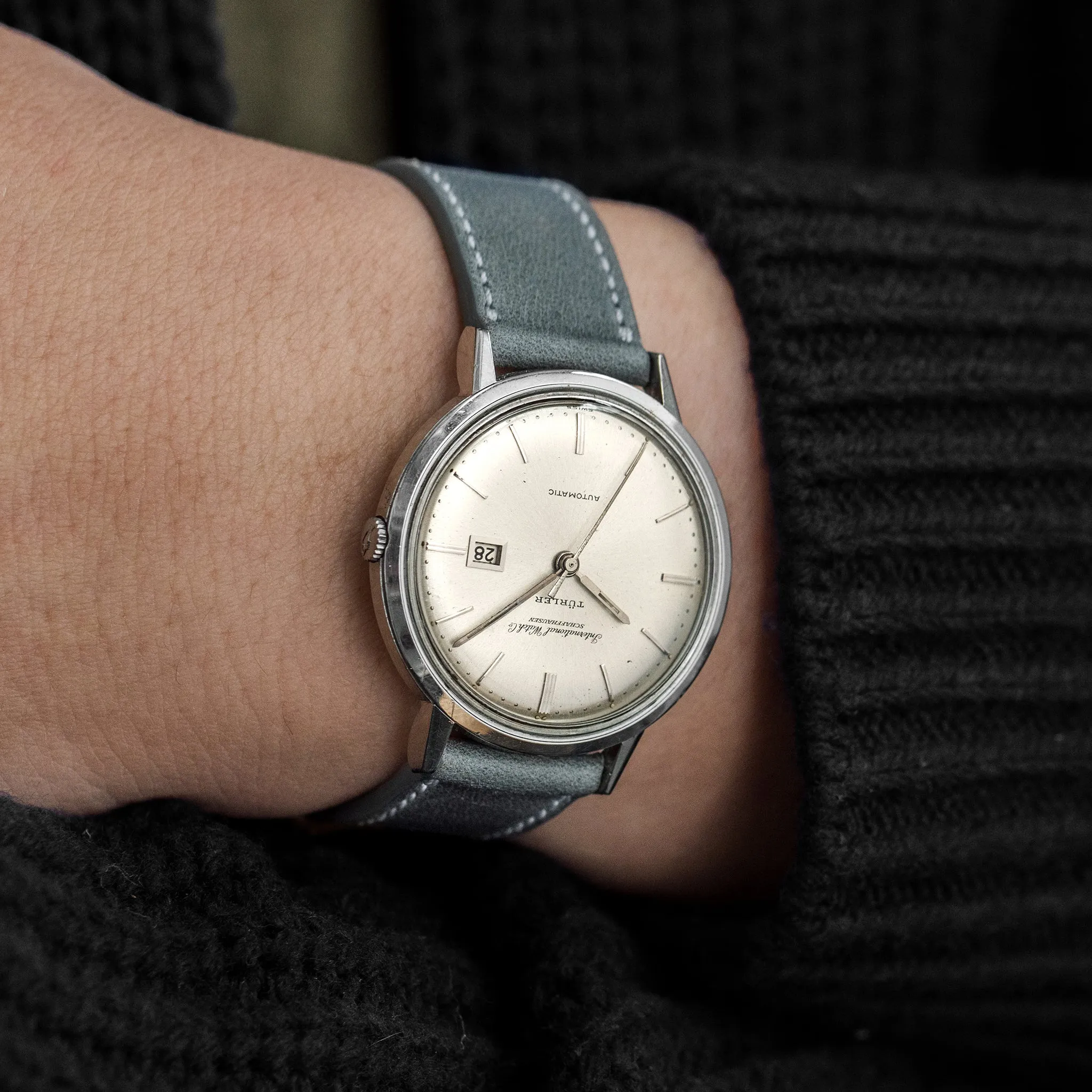 1960s IWC Dress Watch Ref. 603A Retailed By Türler With Box