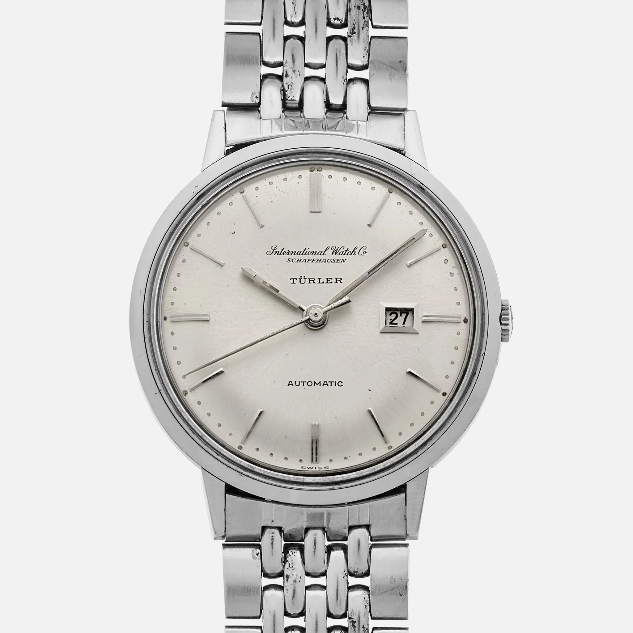 1960s IWC Dress Watch Ref. 603A Retailed By Türler With Box