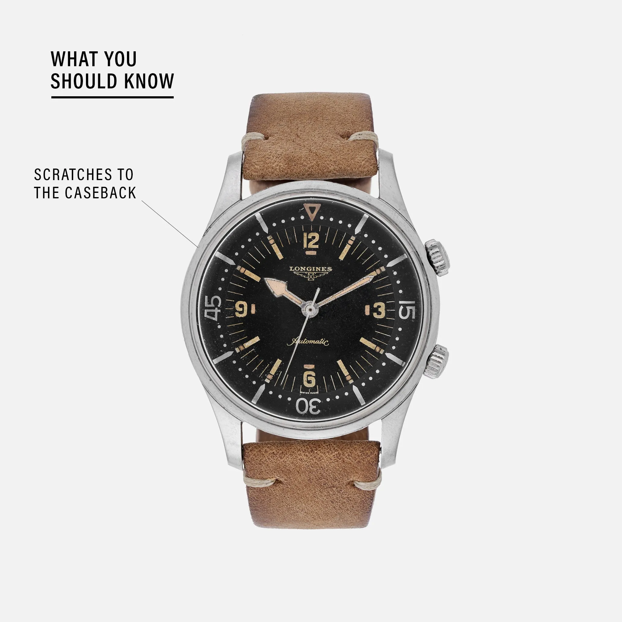 1960s Longines Diver Reference 7150-1