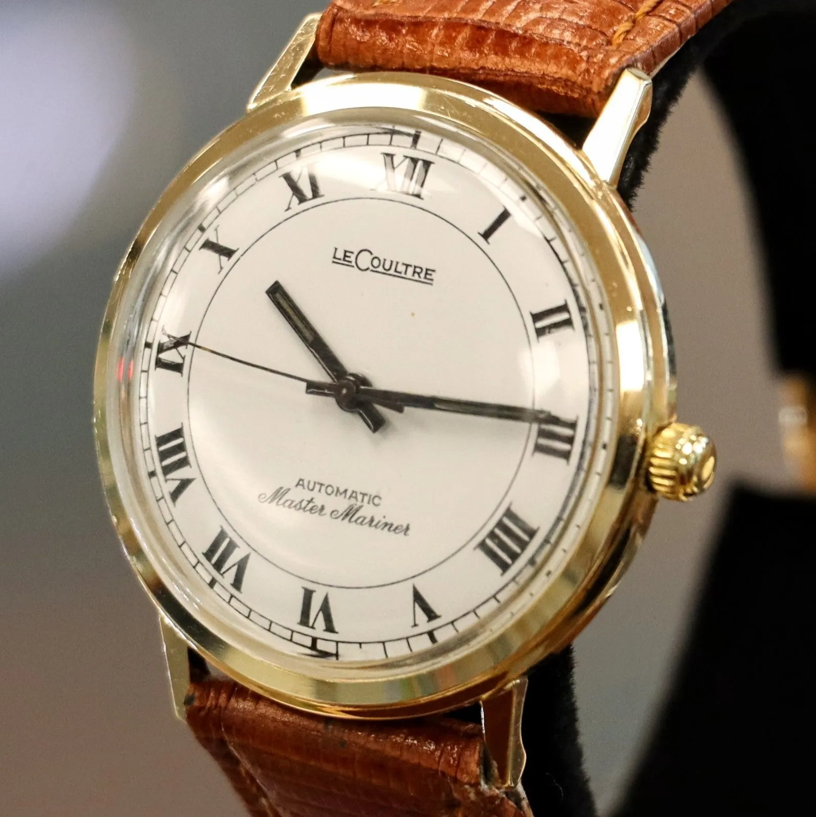 1969 LeCoultre Automatic Watch Master Mariner 17 Jewels Cal. K882 Wristwatch