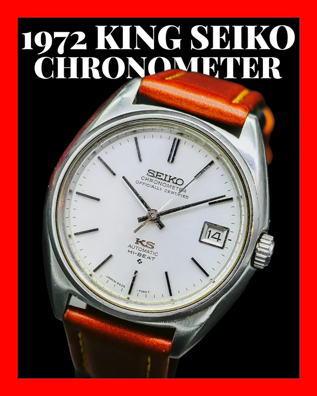 1972 Seiko King Seiko Certified Chronometer 5625 7060