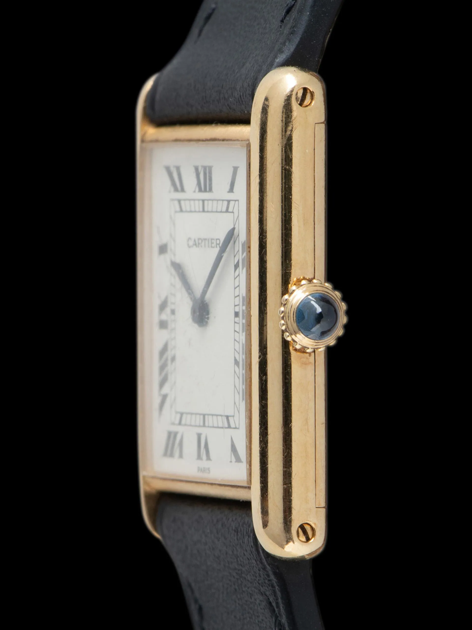 1980s Cartier Paris Tank LC (Ref. 96019) 18K YG "Extra Plate"