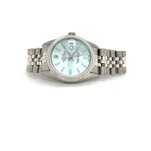 1984 Rolex Datejust 36 Sky Blue