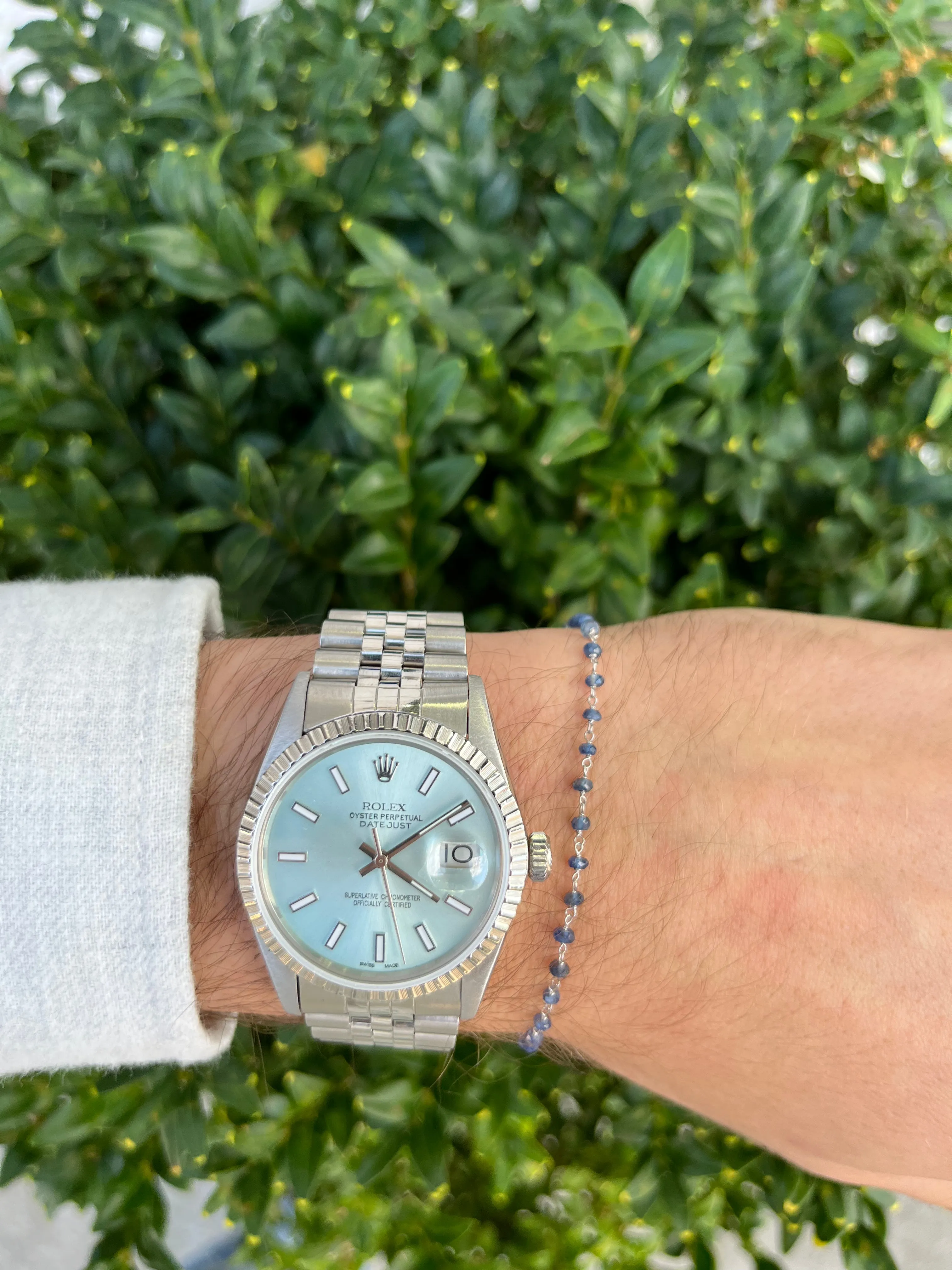 1984 Rolex Datejust 36 Sky Blue