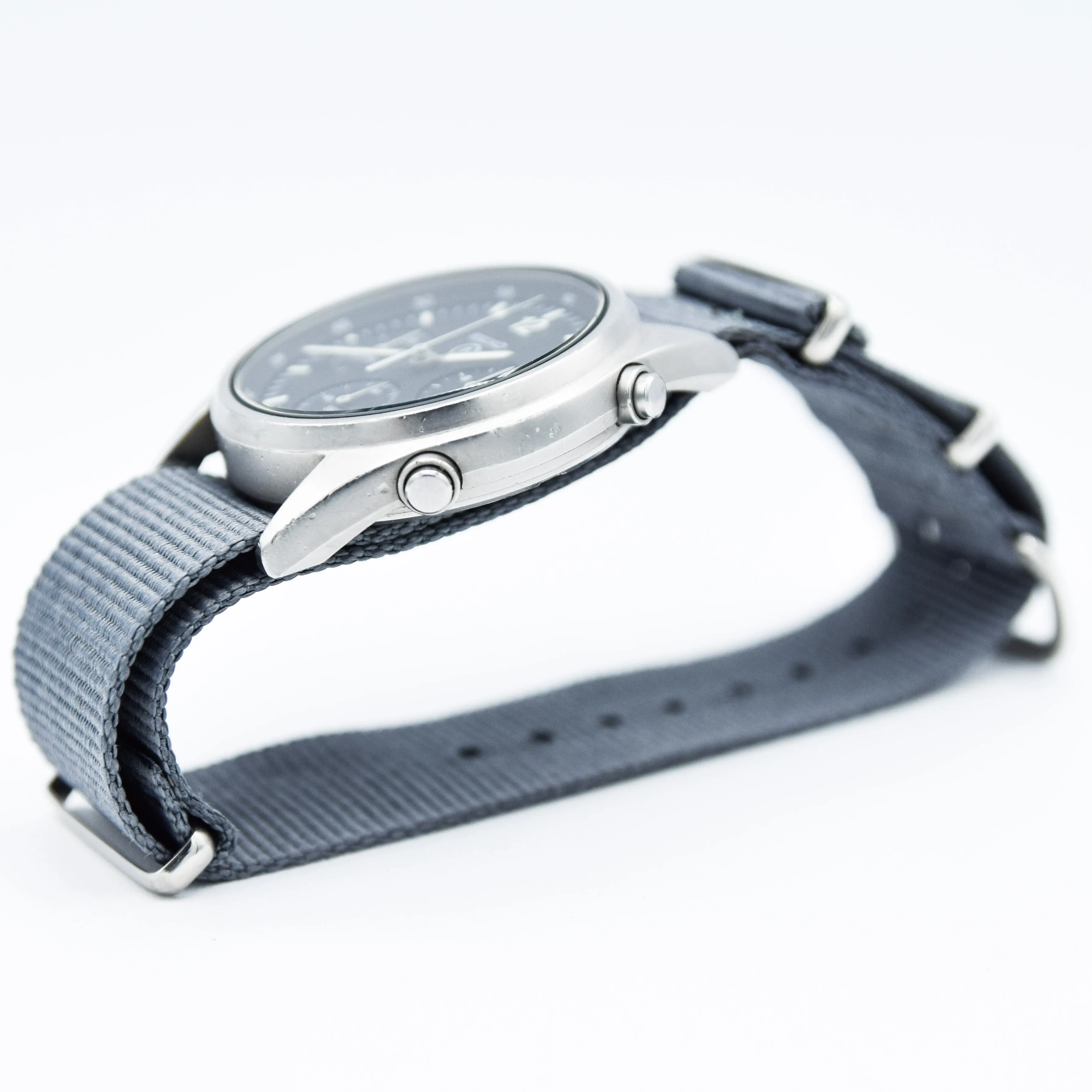 1984 Seiko 7A28-7120 RAF 6645-99 Generation 1 MOD Military 1st Issue Aircrew Chronograph Wristwatch