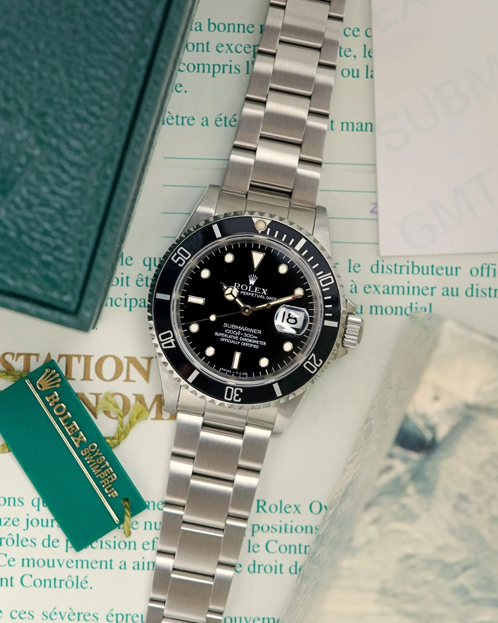 1993 Rolex Submariner Tritium (Box & Papers)