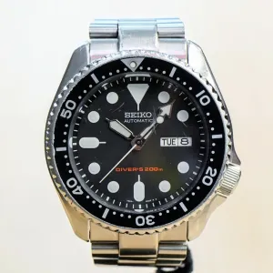2017 SEIKO Automatic Scuba Diver's 200M Watch SKX007 17 Jewels Day/Date Wristwatch