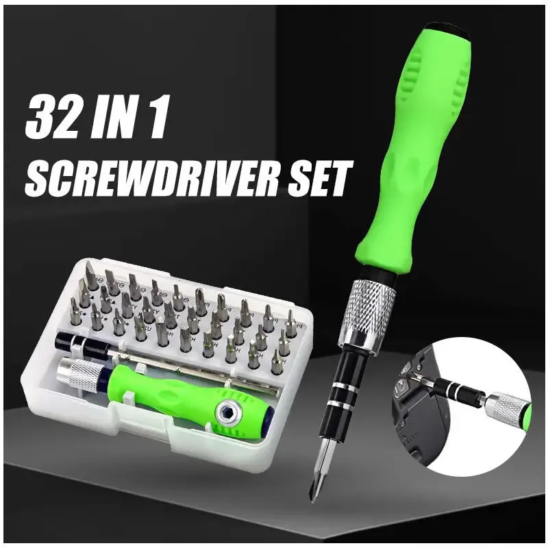 32-Piece Interchangeable Magnetic Screwdriver Set Fg-1
