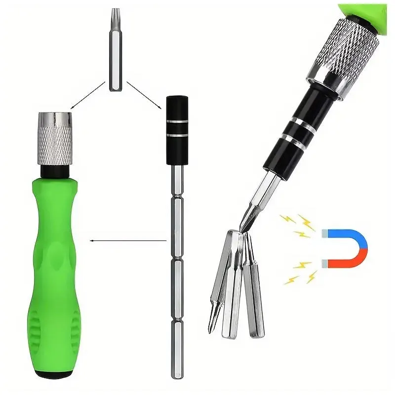 32-Piece Interchangeable Magnetic Screwdriver Set Fg-1
