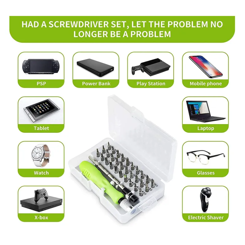 32-Piece Interchangeable Magnetic Screwdriver Set Fg-1