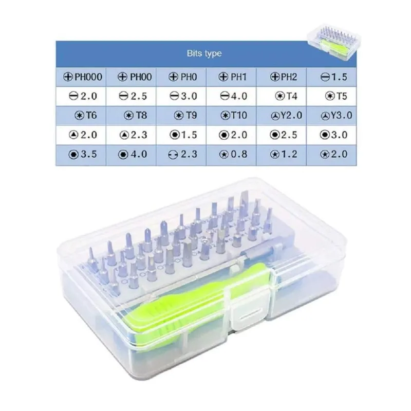 32-Piece Interchangeable Magnetic Screwdriver Set Fg-1