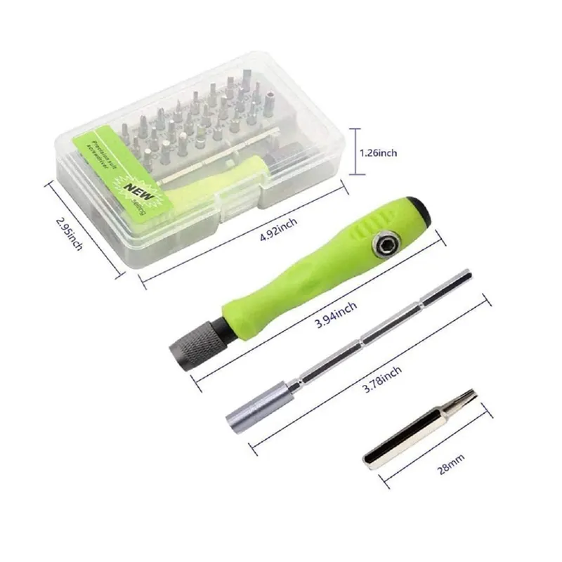32-Piece Interchangeable Magnetic Screwdriver Set Fg-1