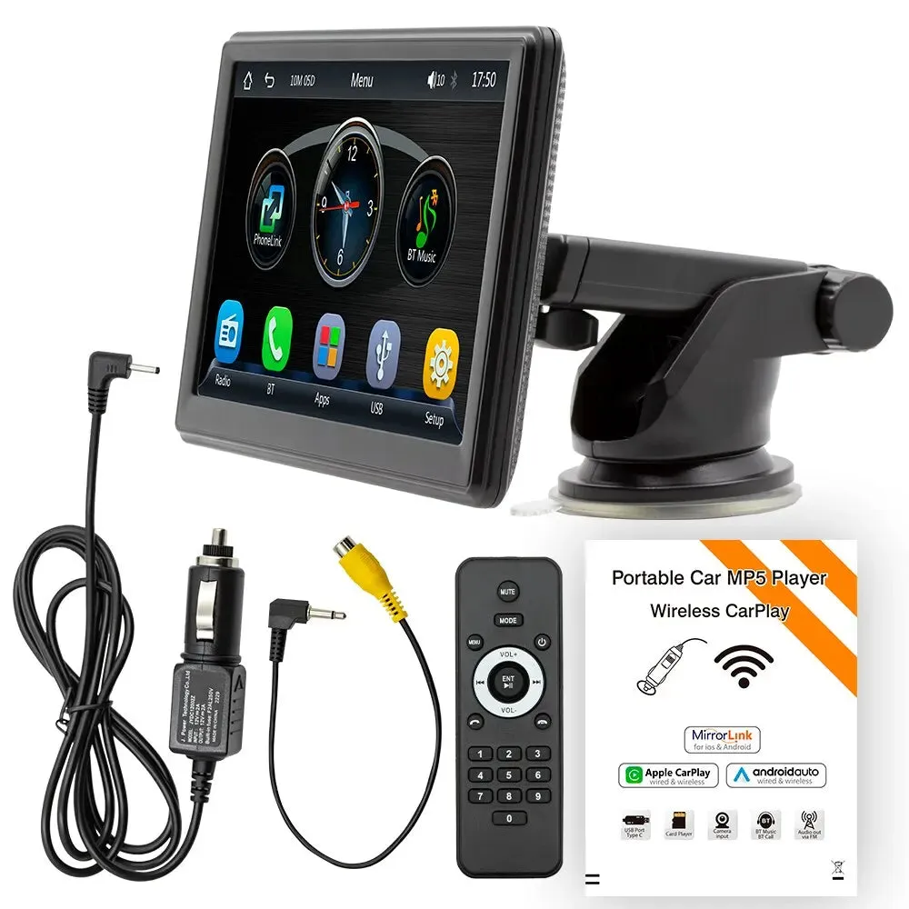 7 Car Radio with Wireless Carplay and Android Auto
