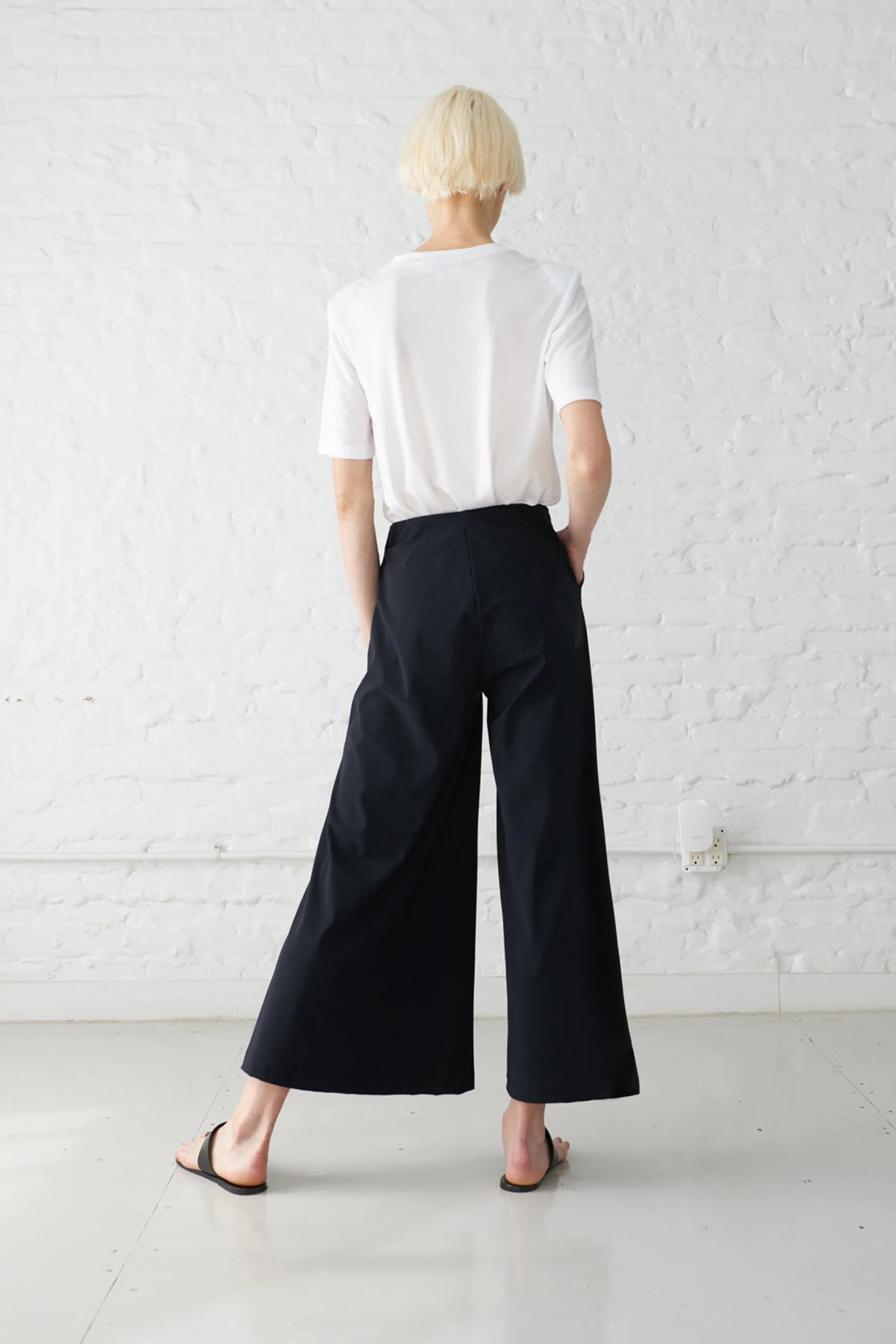 ANETTE PALAZZO PANTS - BLACK
