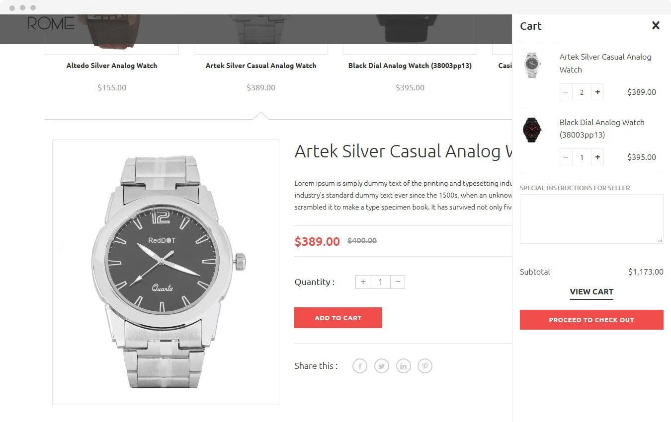Appliances Shopify Theme - Rome