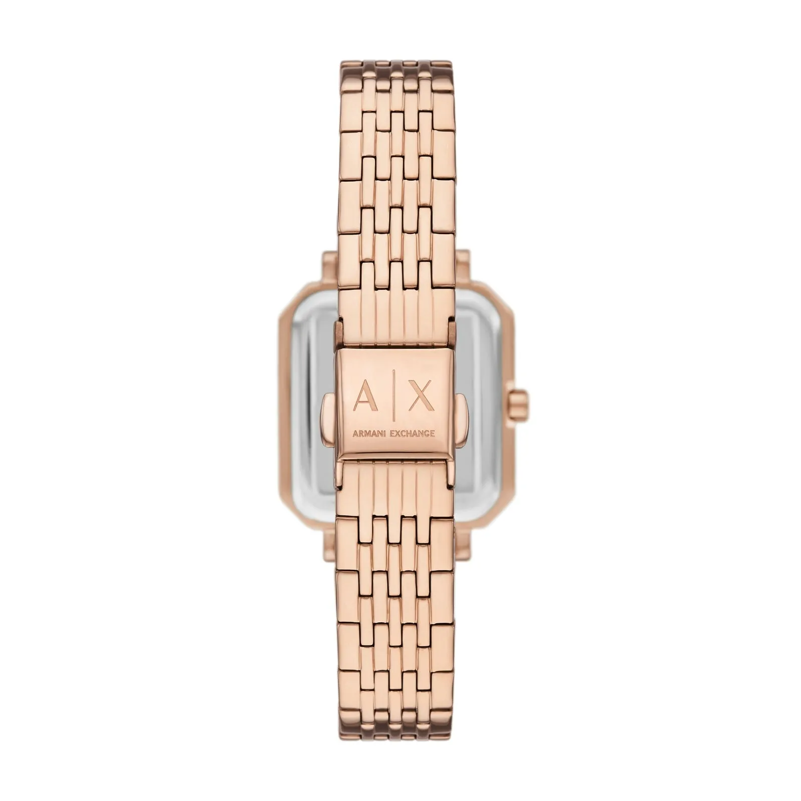 Armani Exchange Three-Hand Rose Gold-Tone Stainless Steel Watch and Bracelet Set AX7164SET