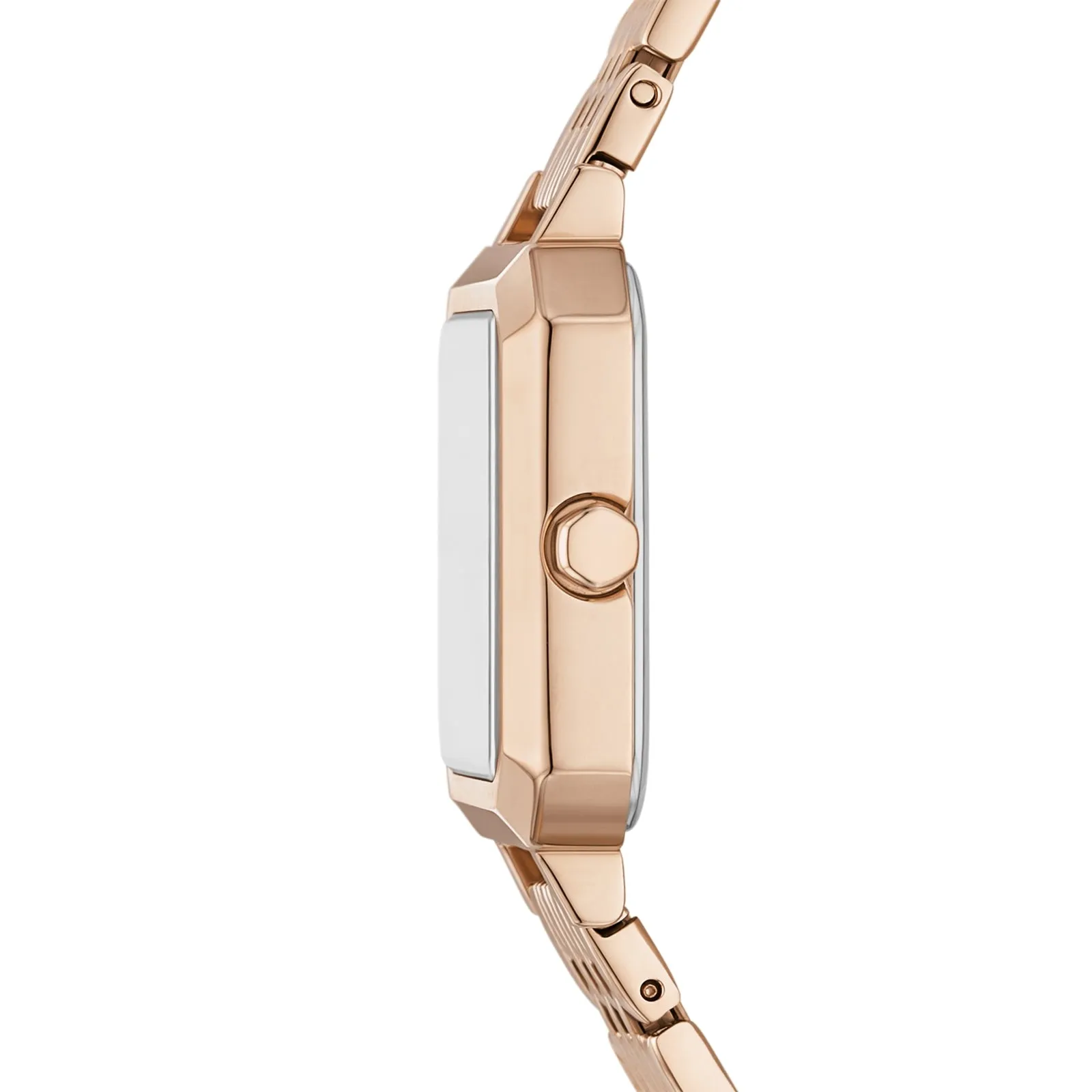 Armani Exchange Three-Hand Rose Gold-Tone Stainless Steel Watch and Bracelet Set AX7164SET