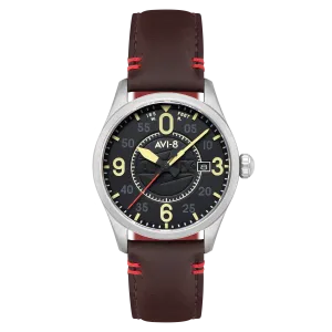 AVI-8 Spitfire Smith Automatic - Airfix Edition Granite Black Men's Watch AV-4090-08