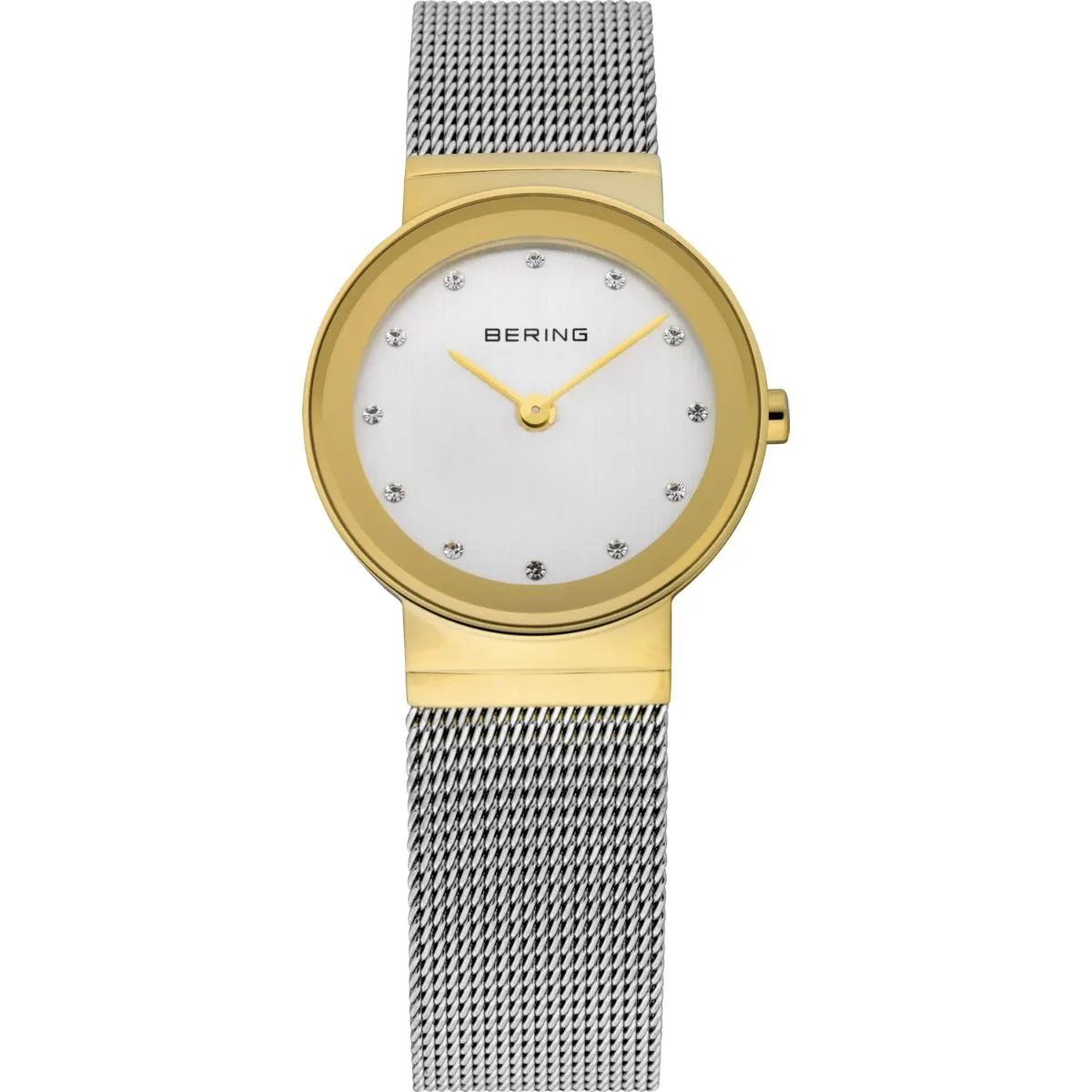 Bering Ladies Classic Watch With A Stainless Steel Mesh Bracelet