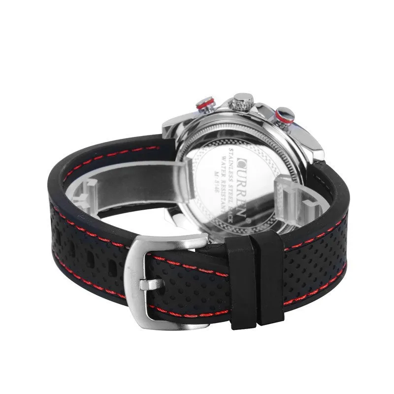 Brand Luxury Men Sports Watches Silicone Men Quartz Military Army Wristwatches