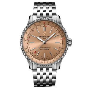 Breitling Navitimer 35mm Copper Dial Automatic Ladies Watch A17395201K1A1