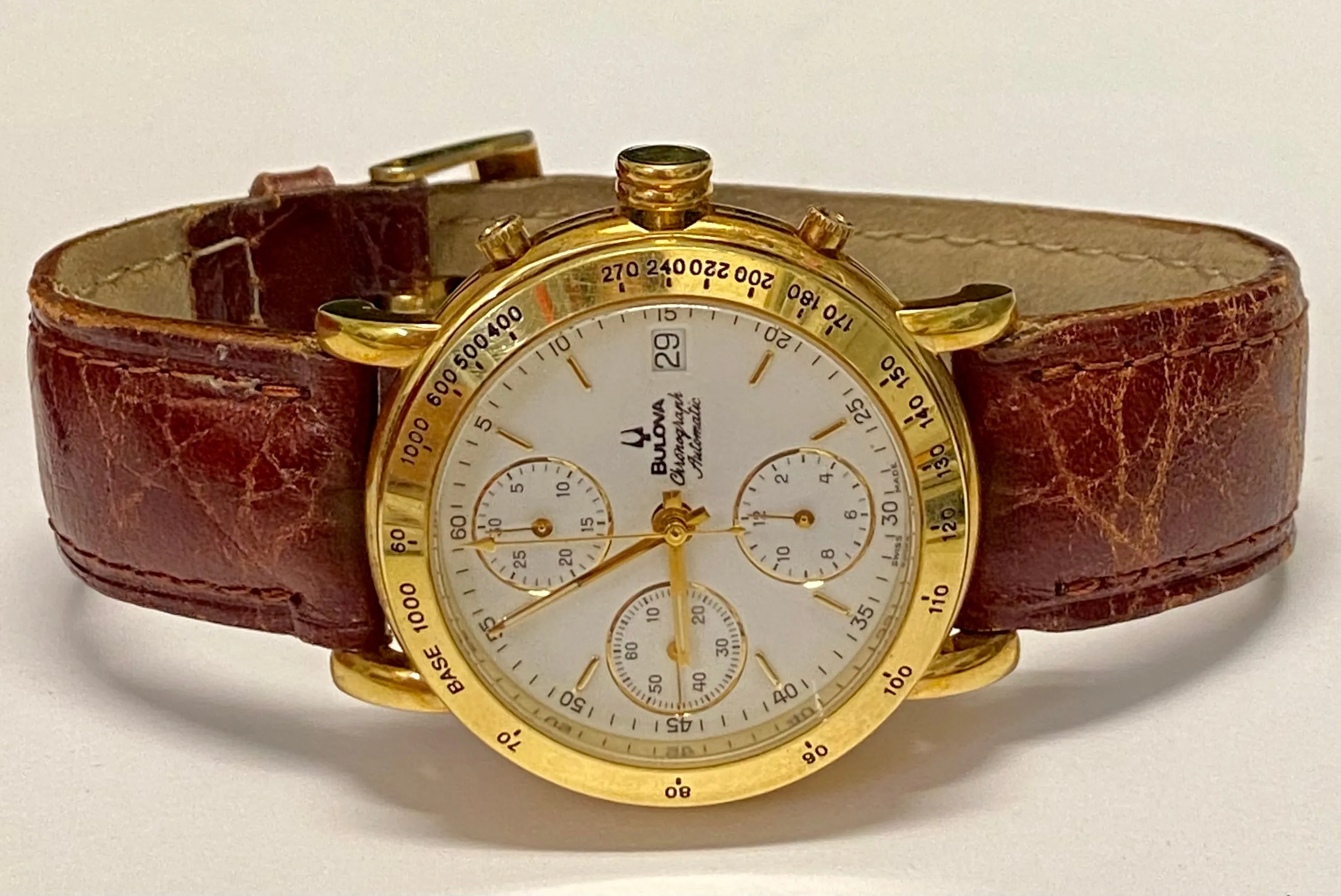 BULOVA Vintage 1980's Automatic Chronograph Men's Wristwatch - $20K APR w/ COA!!