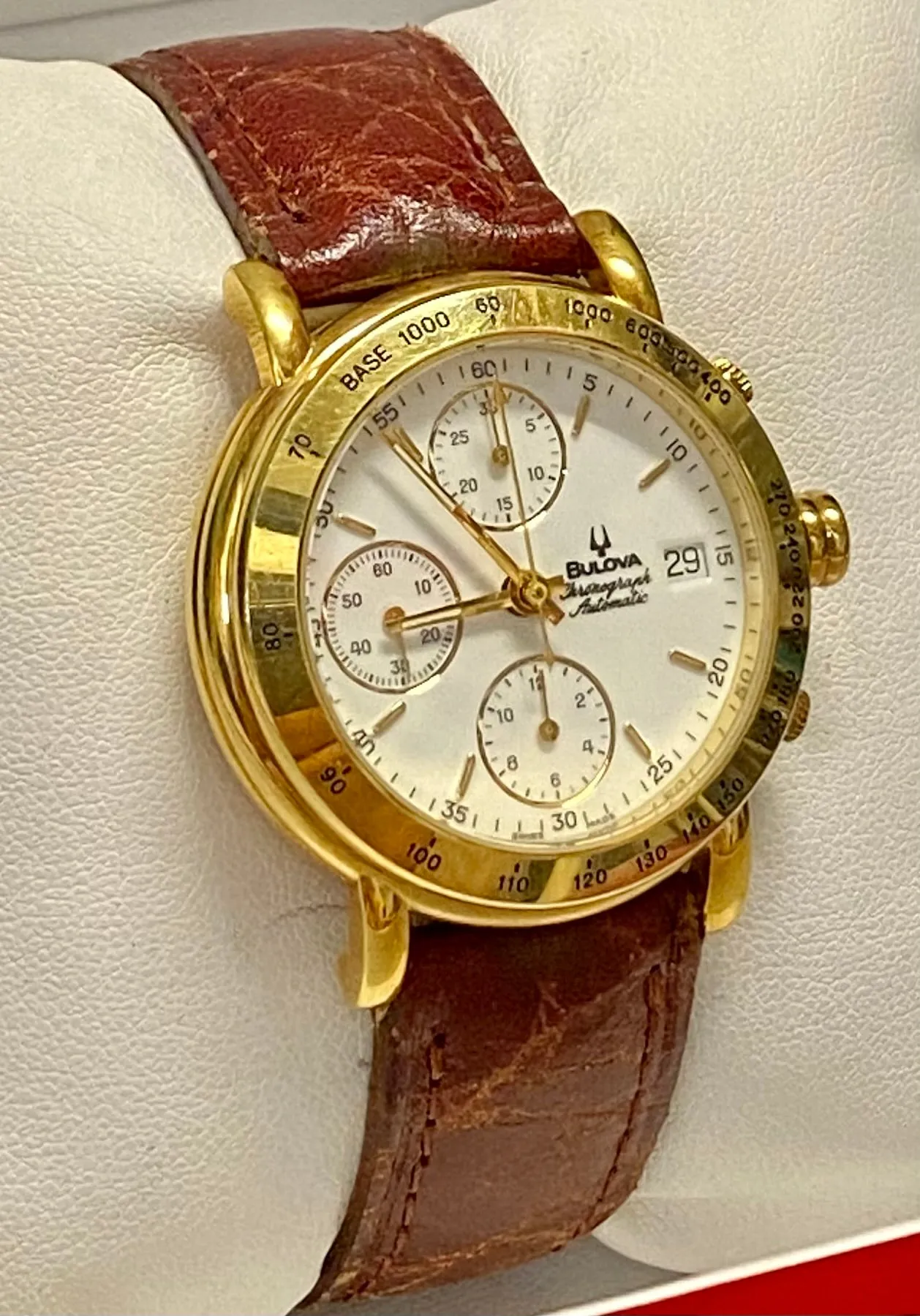 BULOVA Vintage 1980's Automatic Chronograph Men's Wristwatch - $20K APR w/ COA!!