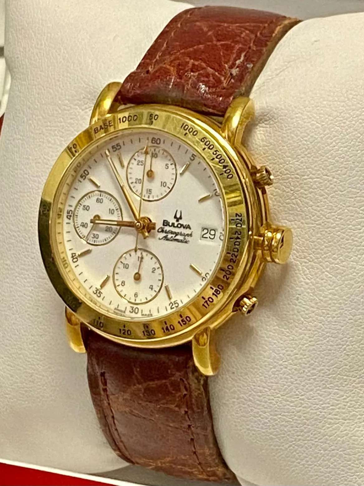 BULOVA Vintage 1980's Automatic Chronograph Men's Wristwatch - $20K APR w/ COA!!