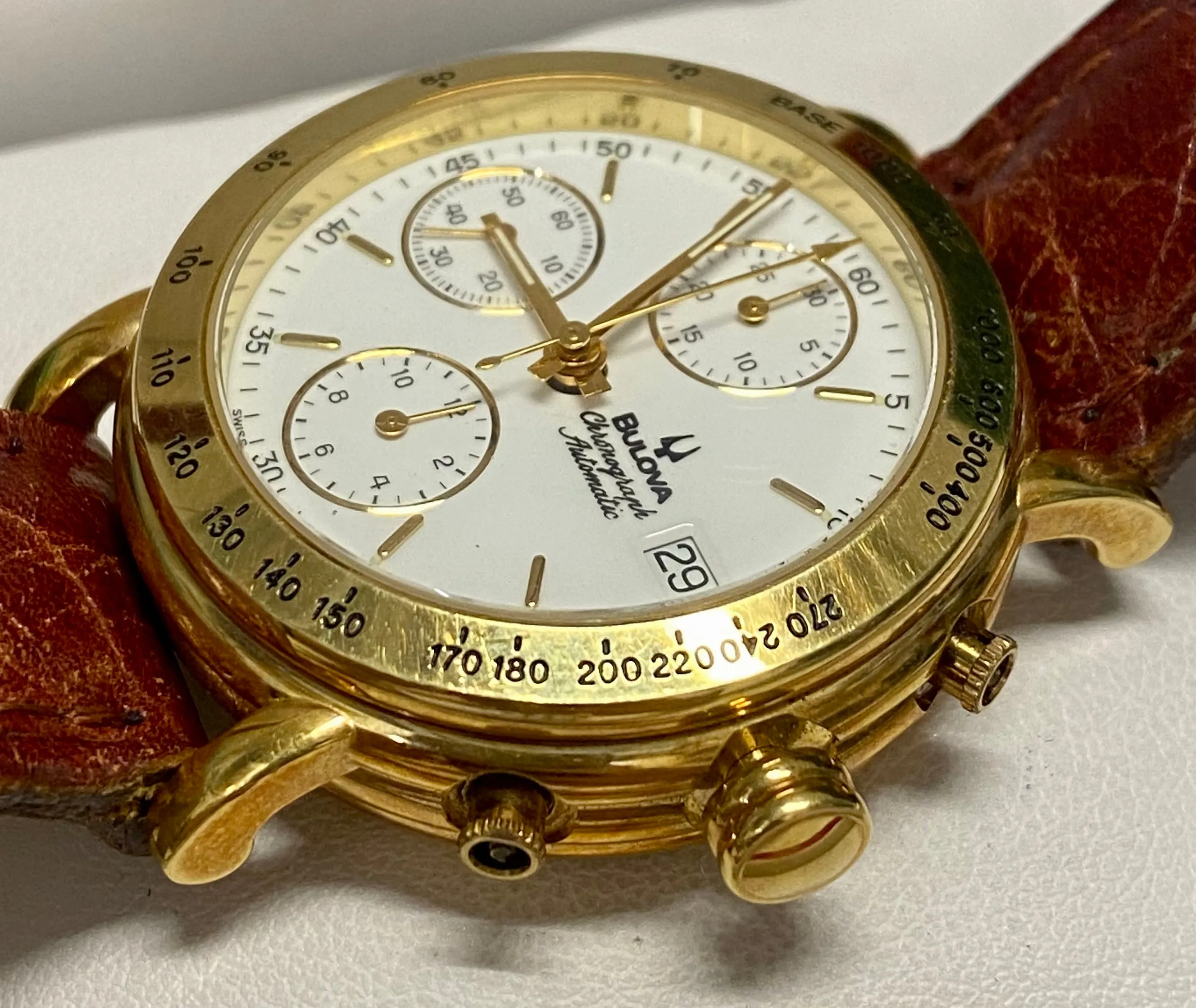 BULOVA Vintage 1980's Automatic Chronograph Men's Wristwatch - $20K APR w/ COA!!