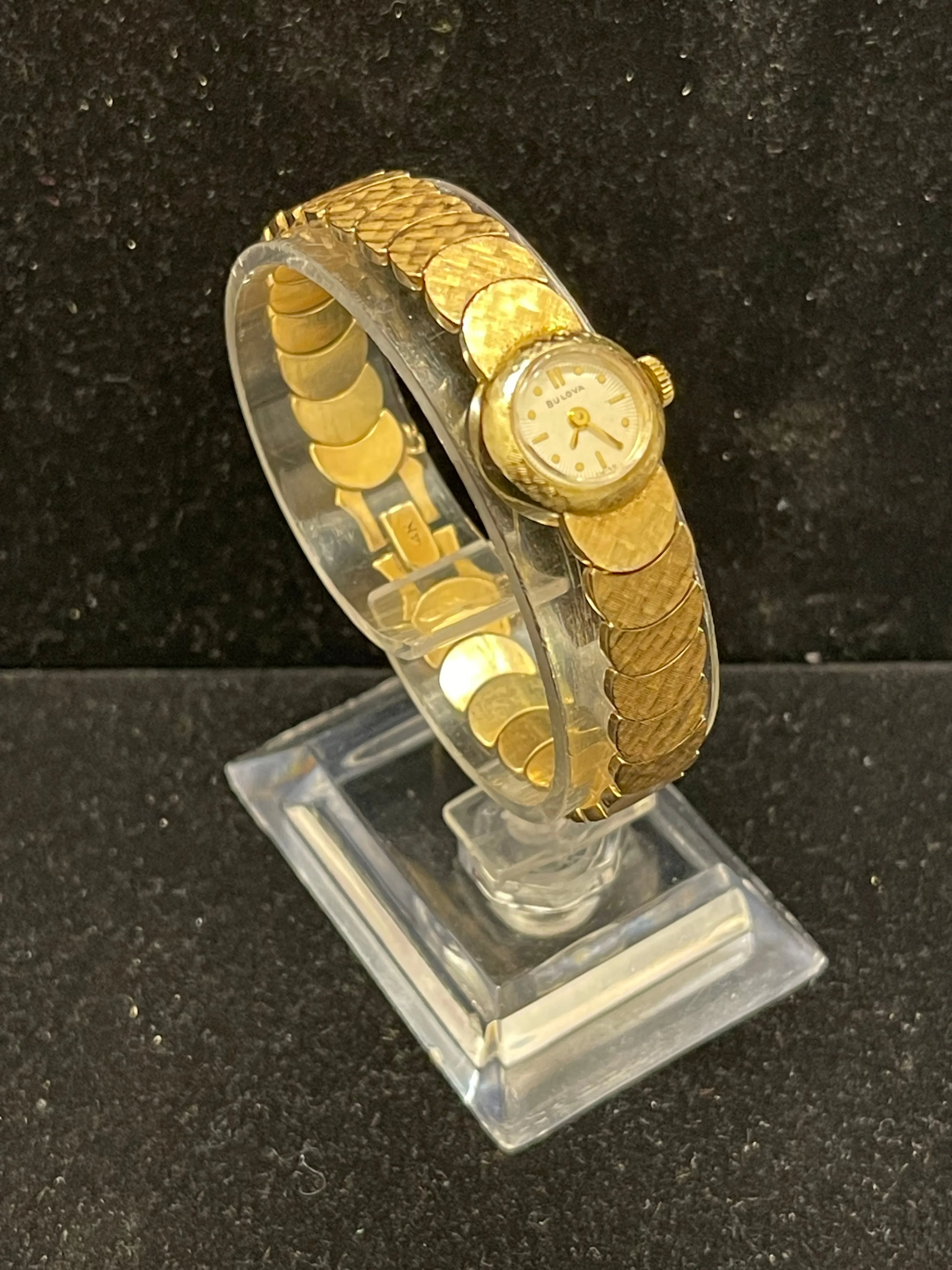 Bulova Vintage C.1930s Florentine Design Solid YG Ladies Watch  - $16K APR w/COA