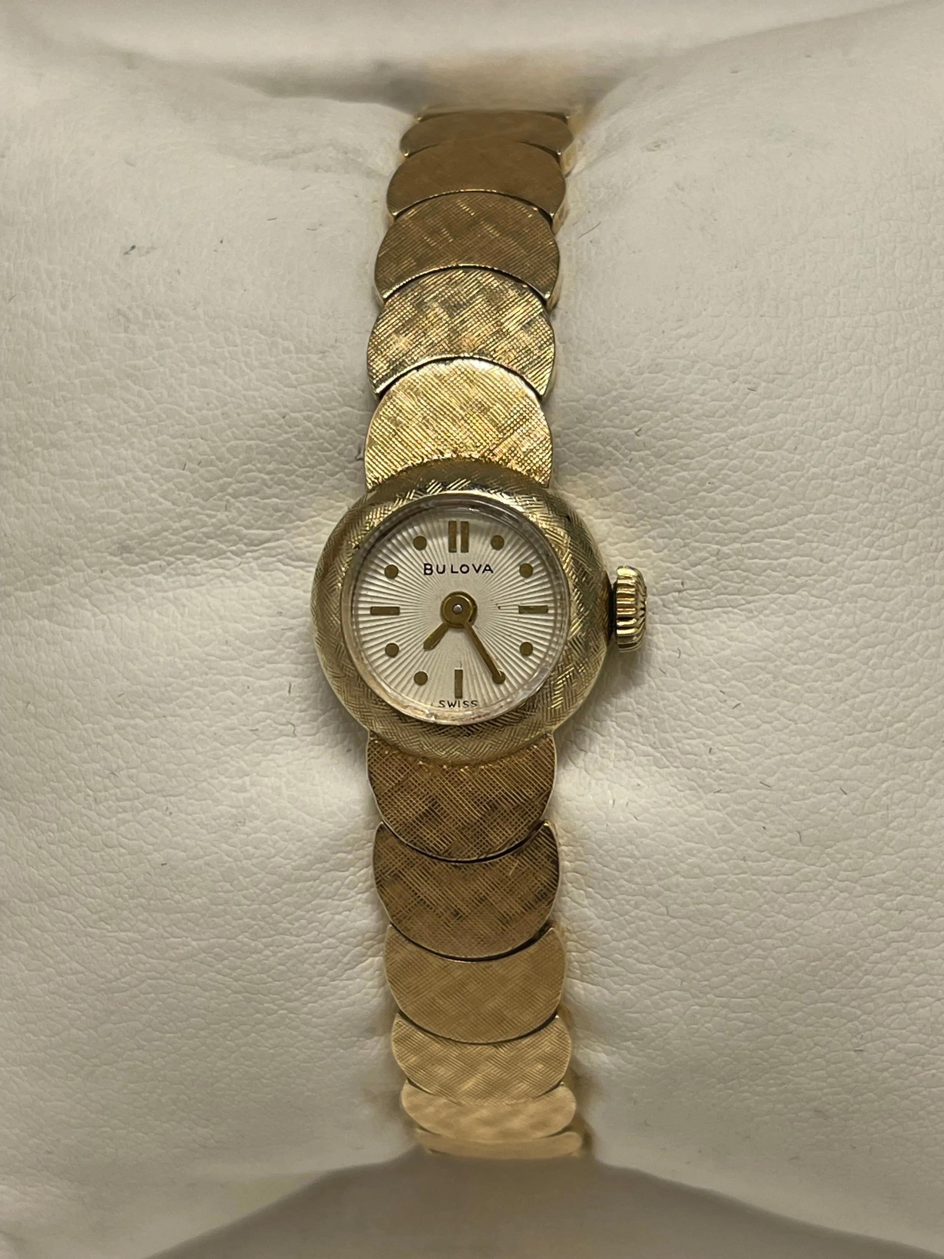 Bulova Vintage C.1930s Florentine Design Solid YG Ladies Watch  - $16K APR w/COA