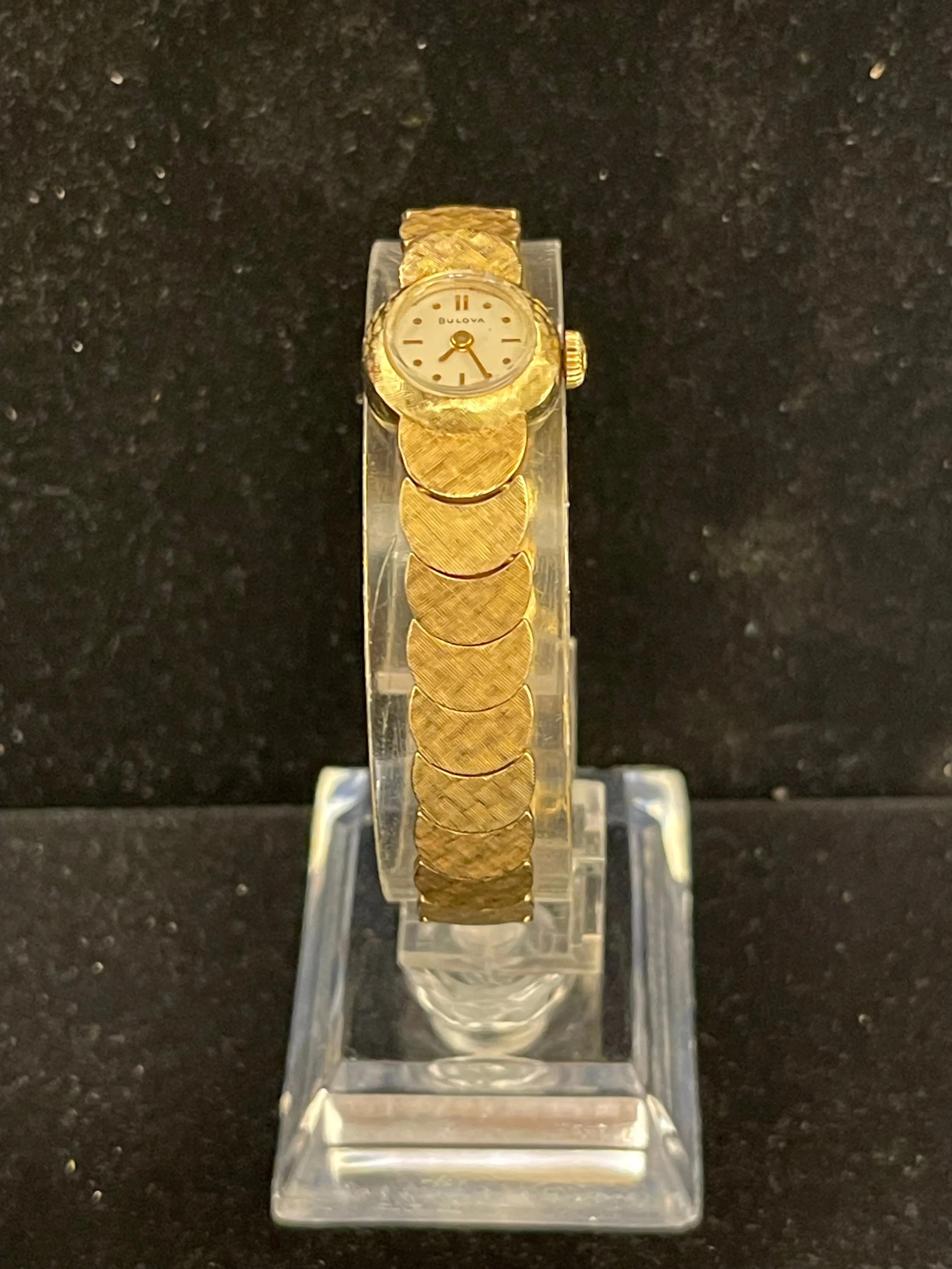Bulova Vintage C.1930s Florentine Design Solid YG Ladies Watch  - $16K APR w/COA