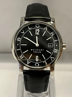 BVLGARI Exclusive Team Solo Tempo Men's Watch w/ Date Feature - $6K APR w/ COA!!