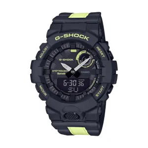 Casio G-Shock G-SQUAD Bluetooth¶ô¶÷ GBA-800 Series Black Resin Band Watch GBA-800LU-1A1